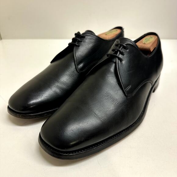 VERY GOOD Cheaney of England Black Calf Derby C1242 352-354V UK 10 / US 11 - Picture 1 of 14
